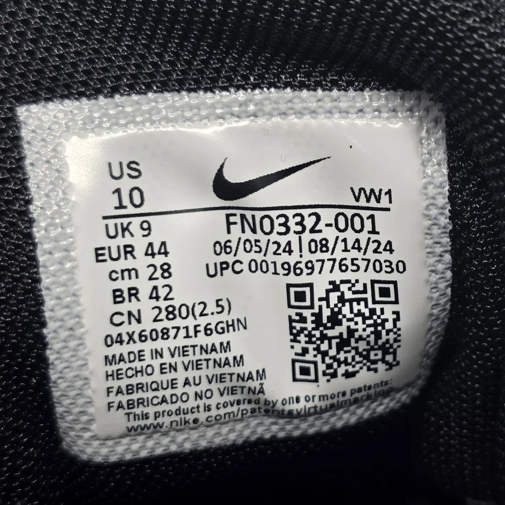 Nike Free Golf NN Golf Shoes Black Iron Grey White FN0332-001 Mens Size 10‎ New